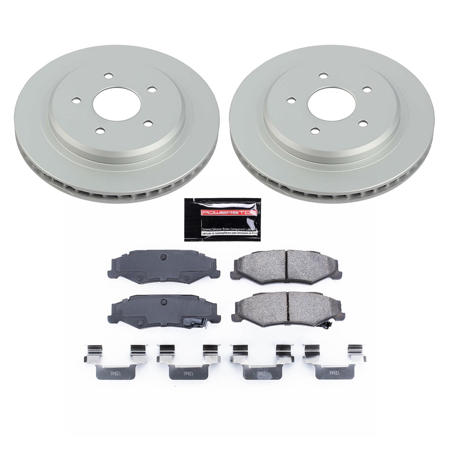 PowerStop Power Stop 04-09 Cadillac XLR Rear Z17 Evolution Geomet Coated Brake Kit CRK1563