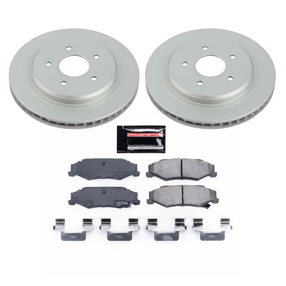 PowerStop Power Stop 04-09 Cadillac XLR Rear Z17 Evolution Geomet Coated Brake Kit CRK1563