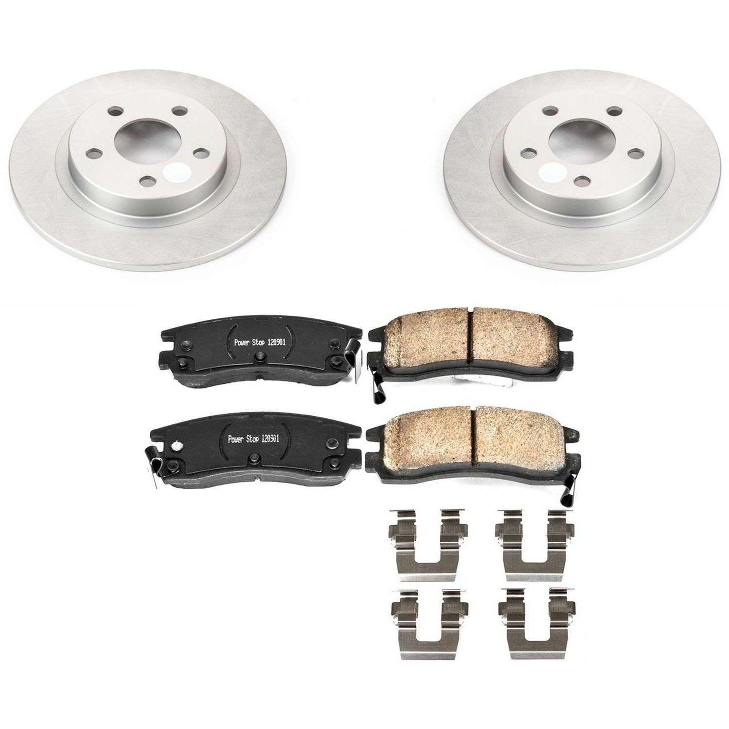 PowerStop Power Stop 03-05 Buick Park Avenue Rear Z17 Evolution Geomet Coated Brake Kit CRK1566