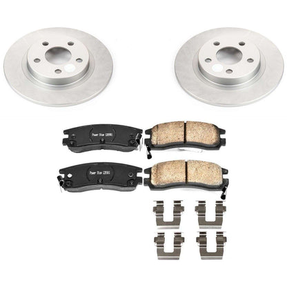PowerStop Power Stop 03-05 Buick Park Avenue Rear Z17 Evolution Geomet Coated Brake Kit CRK1566