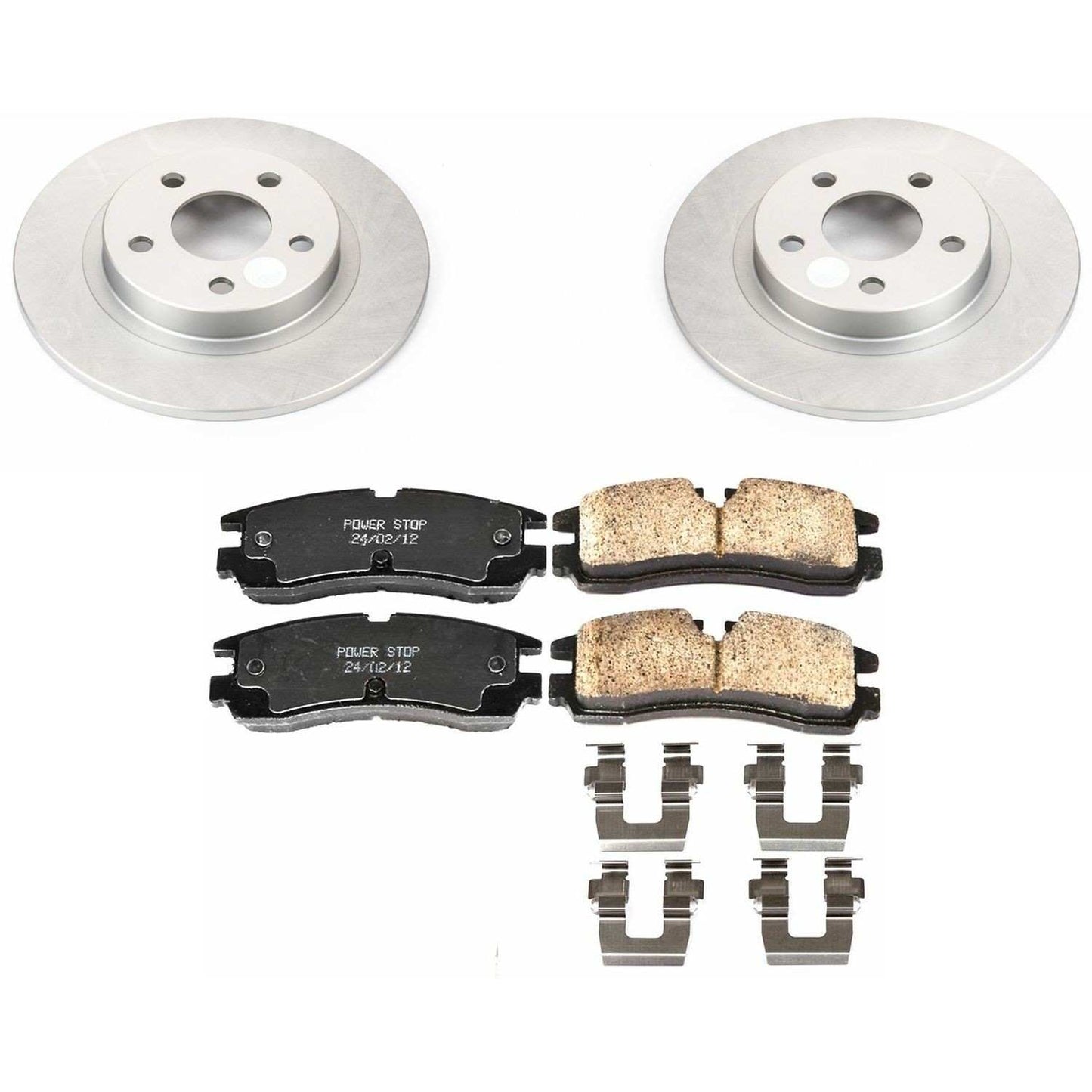 PowerStop Power Stop 98-02 Cadillac Seville Rear Z17 Evolution Geomet Coated Brake Kit CRK1567