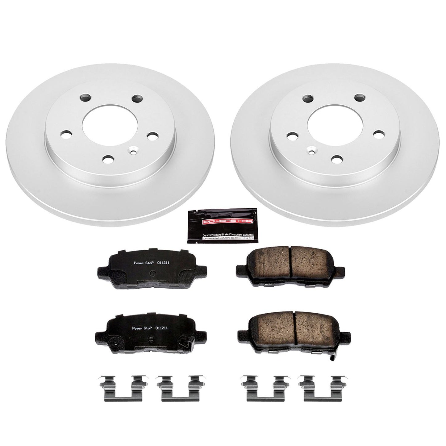 PowerStop Power Stop 05-09 Buick Allure Rear Z17 Evolution Geomet Coated Brake Kit CRK1602