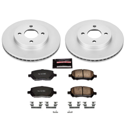 PowerStop Power Stop 05-10 Chevrolet Cobalt Front Z17 Evolution Geomet Coated Brake Kit CRK1604