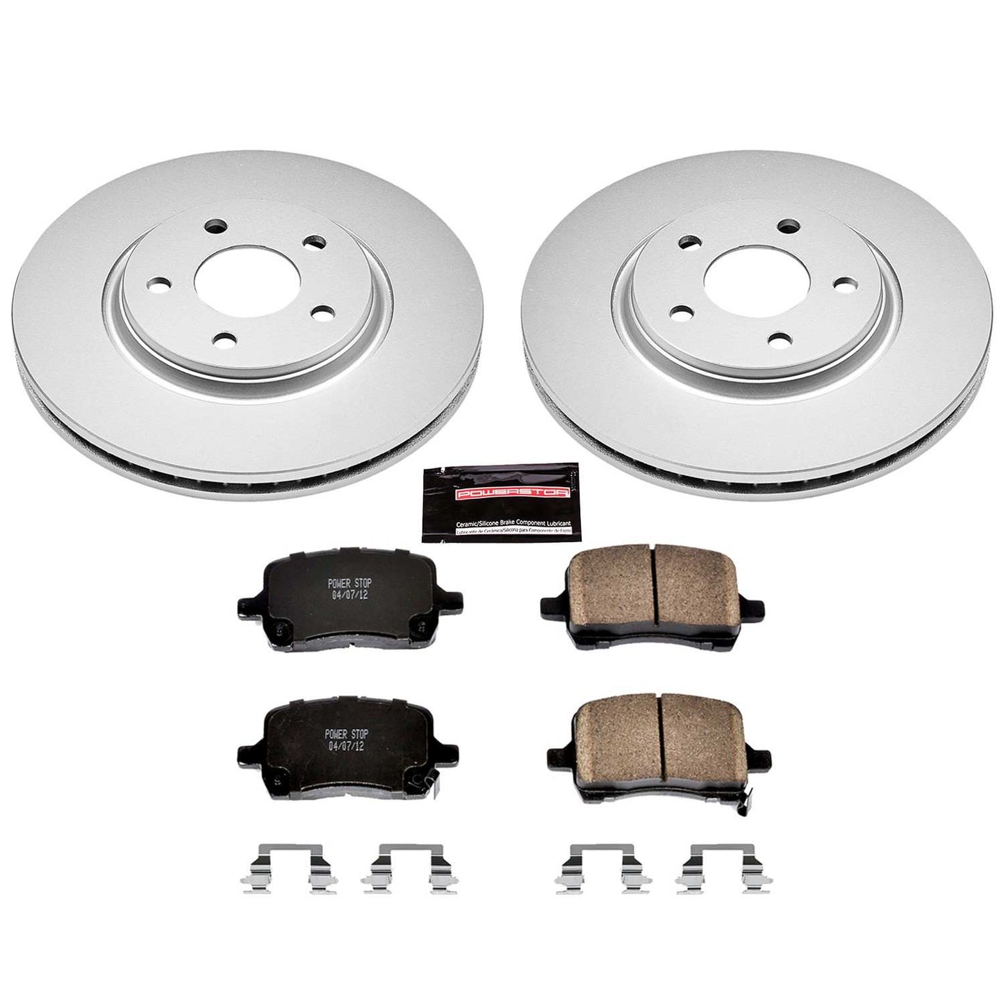 PowerStop Power Stop 05-06 Chevrolet Cobalt Front Z17 Evolution Geomet Coated Brake Kit CRK1610