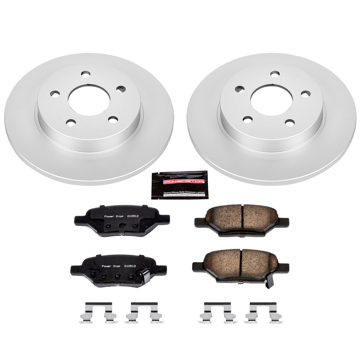 PowerStop Power Stop 05-08 Chevrolet Cobalt Rear Z17 Evolution Geomet Coated Brake Kit CRK1616