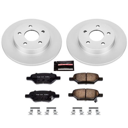 PowerStop Power Stop 05-08 Chevrolet Cobalt Rear Z17 Evolution Geomet Coated Brake Kit CRK1616