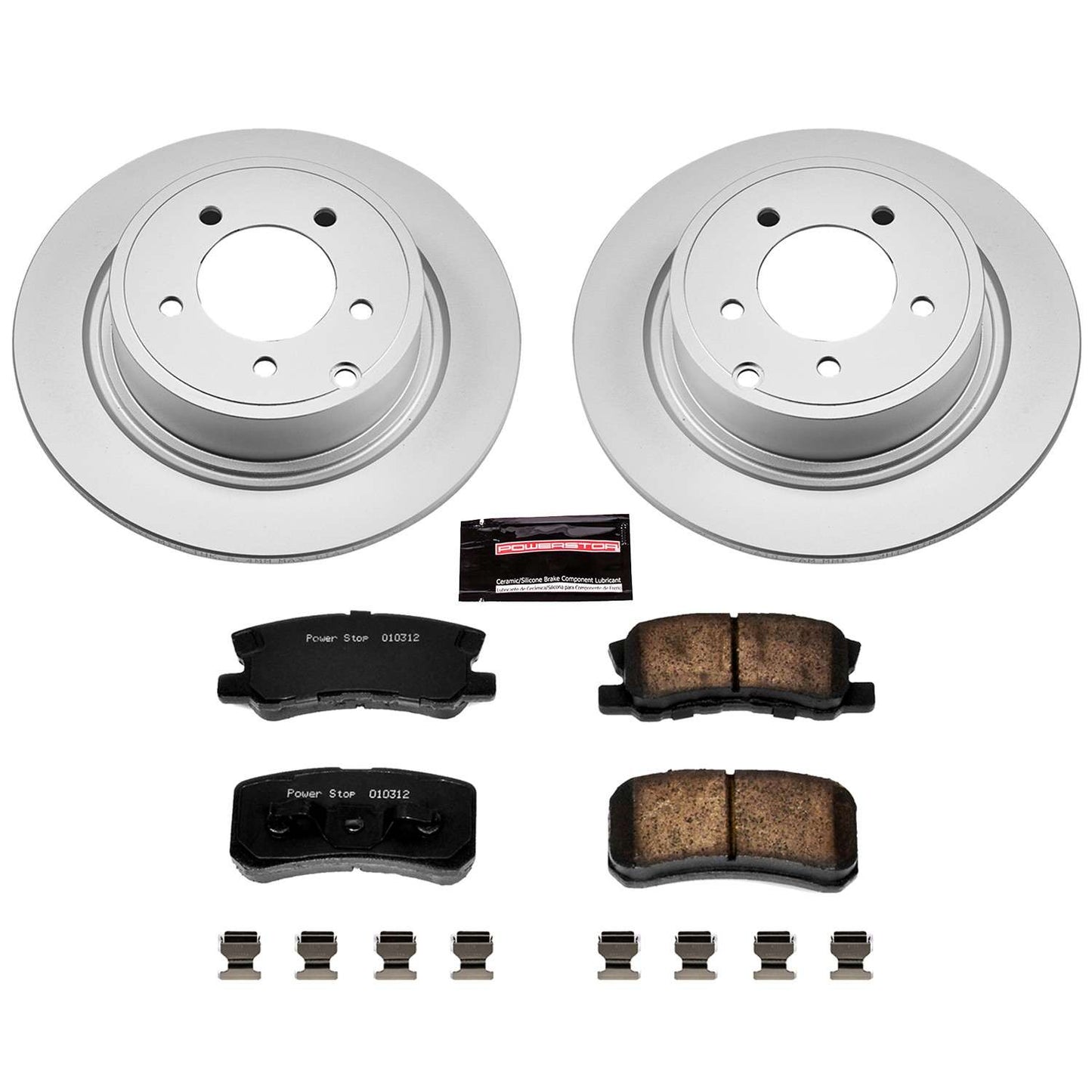 PowerStop Power Stop 11-14 Chrysler 200 Rear Z17 Evolution Geomet Coated Brake Kit CRK1630