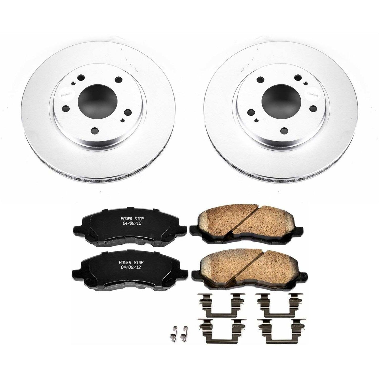 PowerStop Power Stop 01-05 Chrysler Sebring Front Z17 Evolution Geomet Coated Brake Kit CRK1678