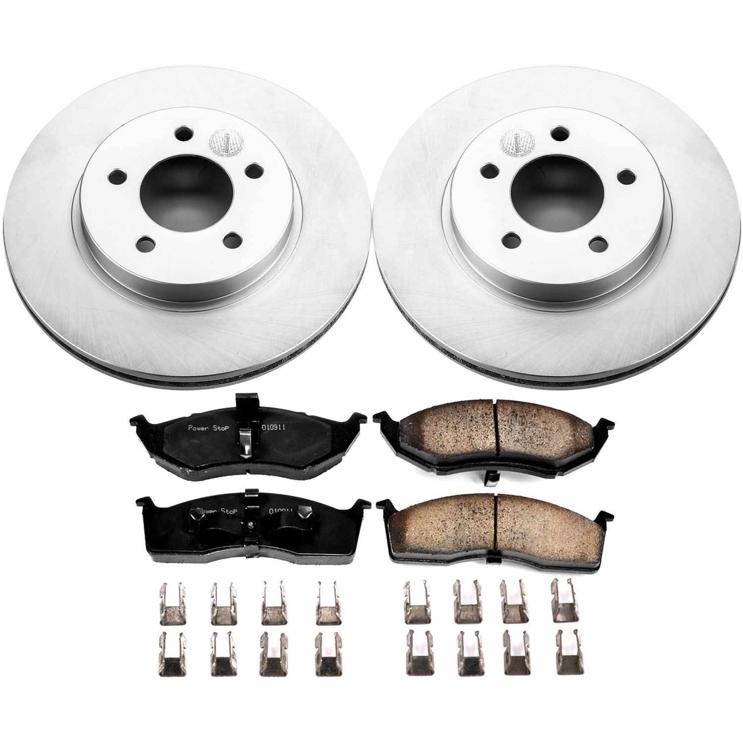 PowerStop Power Stop 99-04 Chrysler 300M Front Z17 Evolution Geomet Coated Brake Kit CRK1692