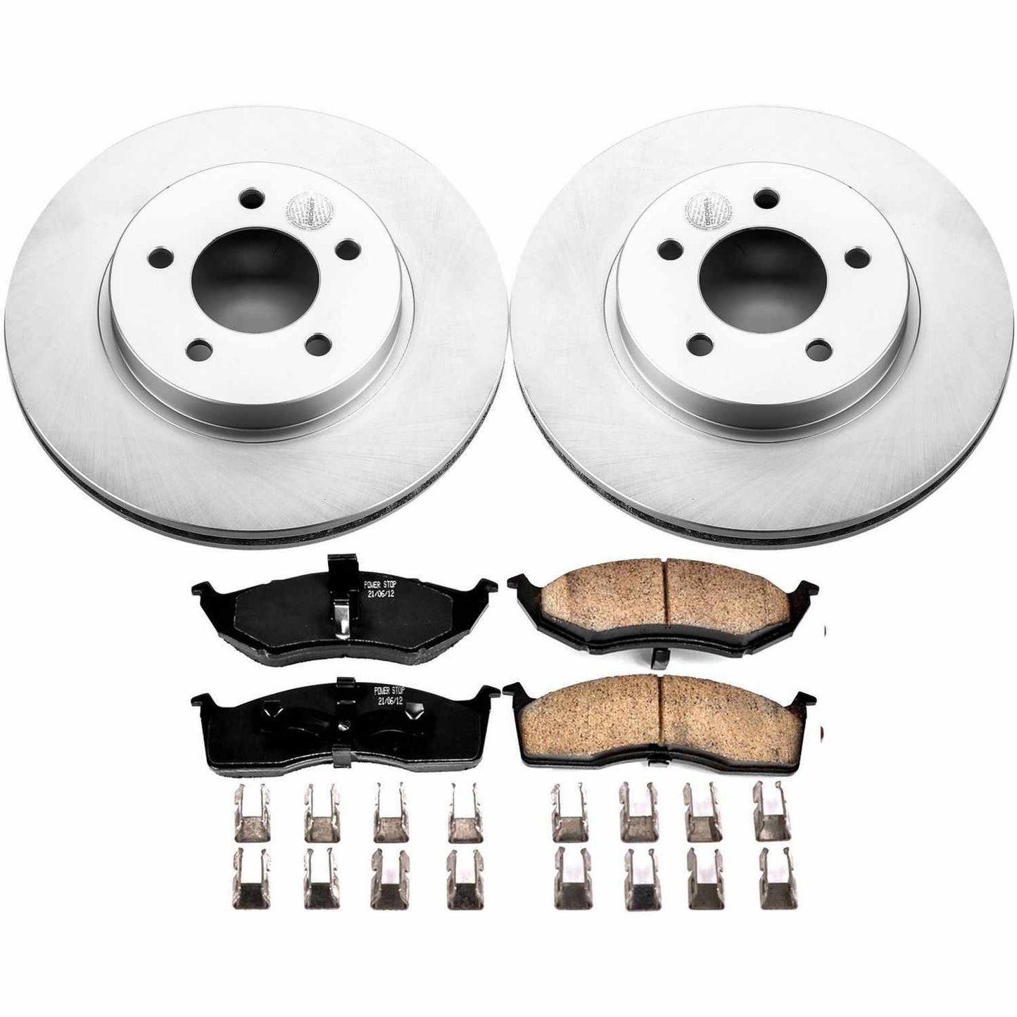 PowerStop Power Stop 98-04 Chrysler Concorde Front Z17 Evolution Geomet Coated Brake Kit CRK1694