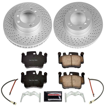 PowerStop Power Stop 05-06 Porsche Boxster Front Z23 Evolution Sport Coated Brake Kit CRK1697