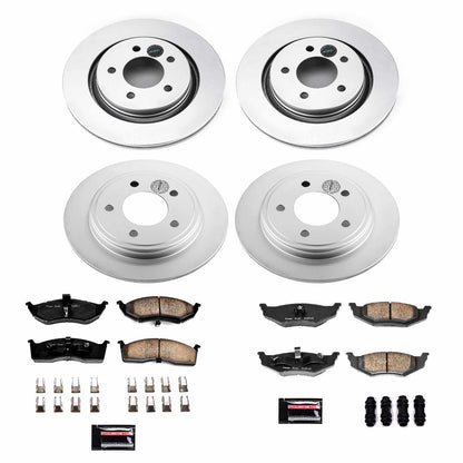 PowerStop Power Stop 99-02 Chrysler 300M Front & Rear Z17 Evolution Geomet Coated Brake Kit CRK1701