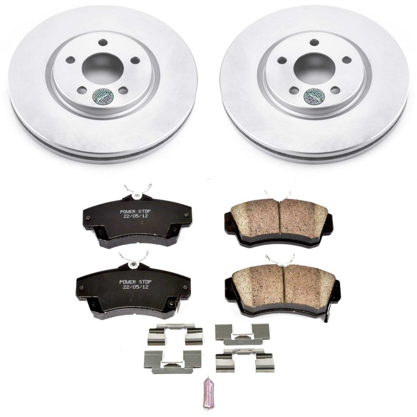 PowerStop Power Stop 03-09 Chrysler PT Cruiser Front Z17 Evolution Geomet Coated Brake Kit CRK1706