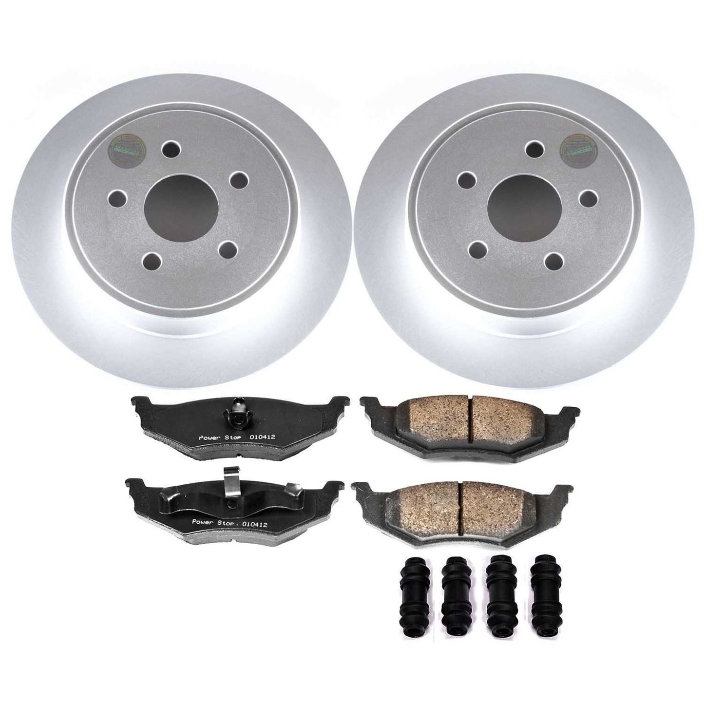 PowerStop Power Stop 03-10 Chrysler PT Cruiser Rear Z17 Evolution Geomet Coated Brake Kit CRK1709