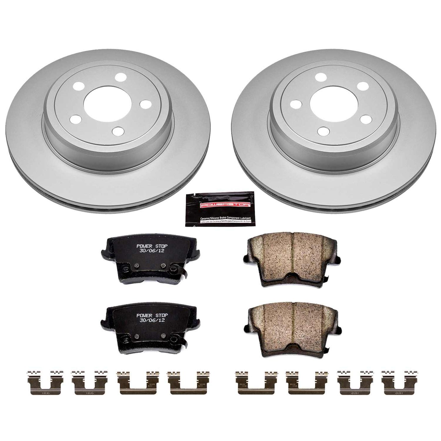 PowerStop Power Stop 05-19 Chrysler 300 Rear Z17 Evolution Geomet Coated Brake Kit CRK1720