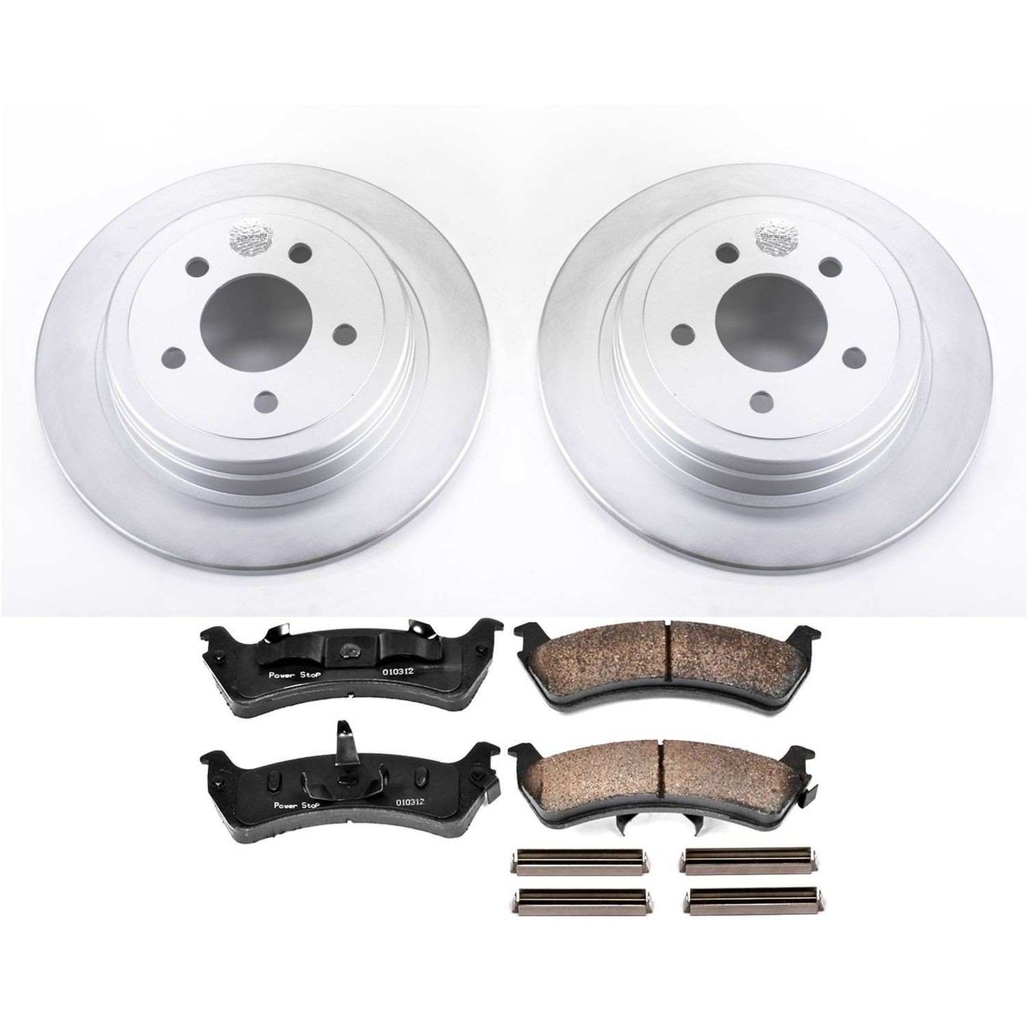 PowerStop Power Stop 2003 Ford Explorer Sport Rear Z17 Evolution Geomet Coated Brake Kit CRK1770
