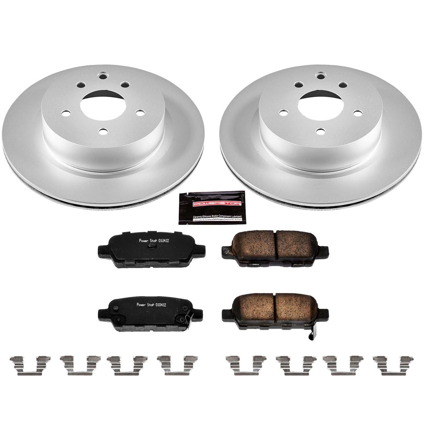 PowerStop Power Stop 08-12 Infiniti EX35 Rear Z17 Evolution Geomet Coated Brake Kit CRK179