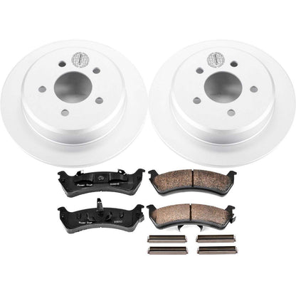 PowerStop Power Stop 95-01 Ford Explorer Rear Z17 Evolution Geomet Coated Brake Kit CRK1858