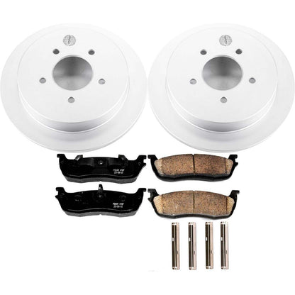 PowerStop Power Stop 97-00 Ford Expedition Rear Z17 Evolution Geomet Coated Brake Kit CRK1872