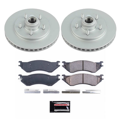 PowerStop Power Stop 97-00 Ford Expedition Front Z17 Evolution Geomet Coated Brake Kit CRK1878