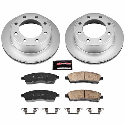 PowerStop Power Stop 00-05 Ford Excursion Rear Z17 Evolution Geomet Coated Brake Kit CRK1890