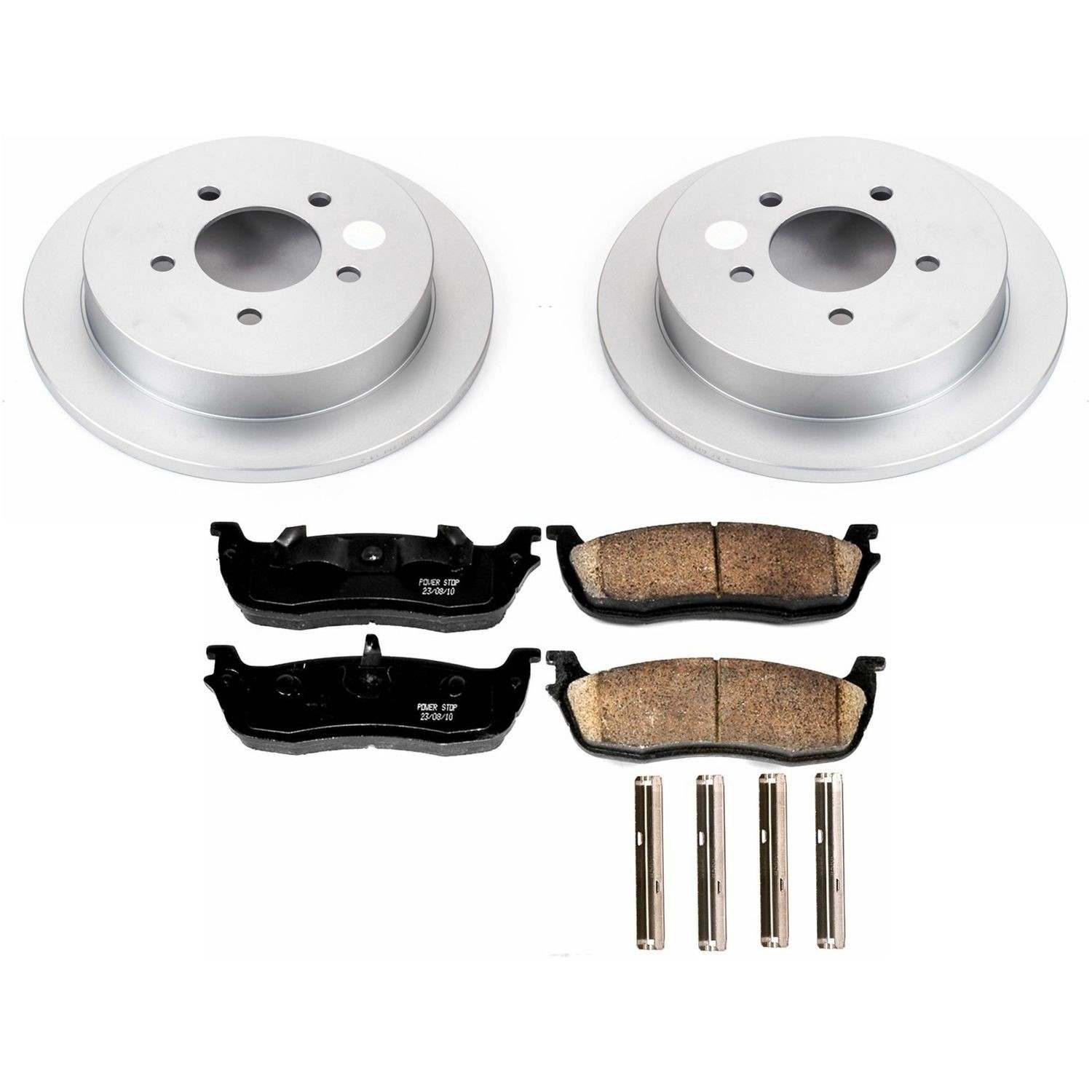 PowerStop Power Stop 00-02 Ford Expedition Rear Z17 Evolution Geomet Coated Brake Kit CRK1913