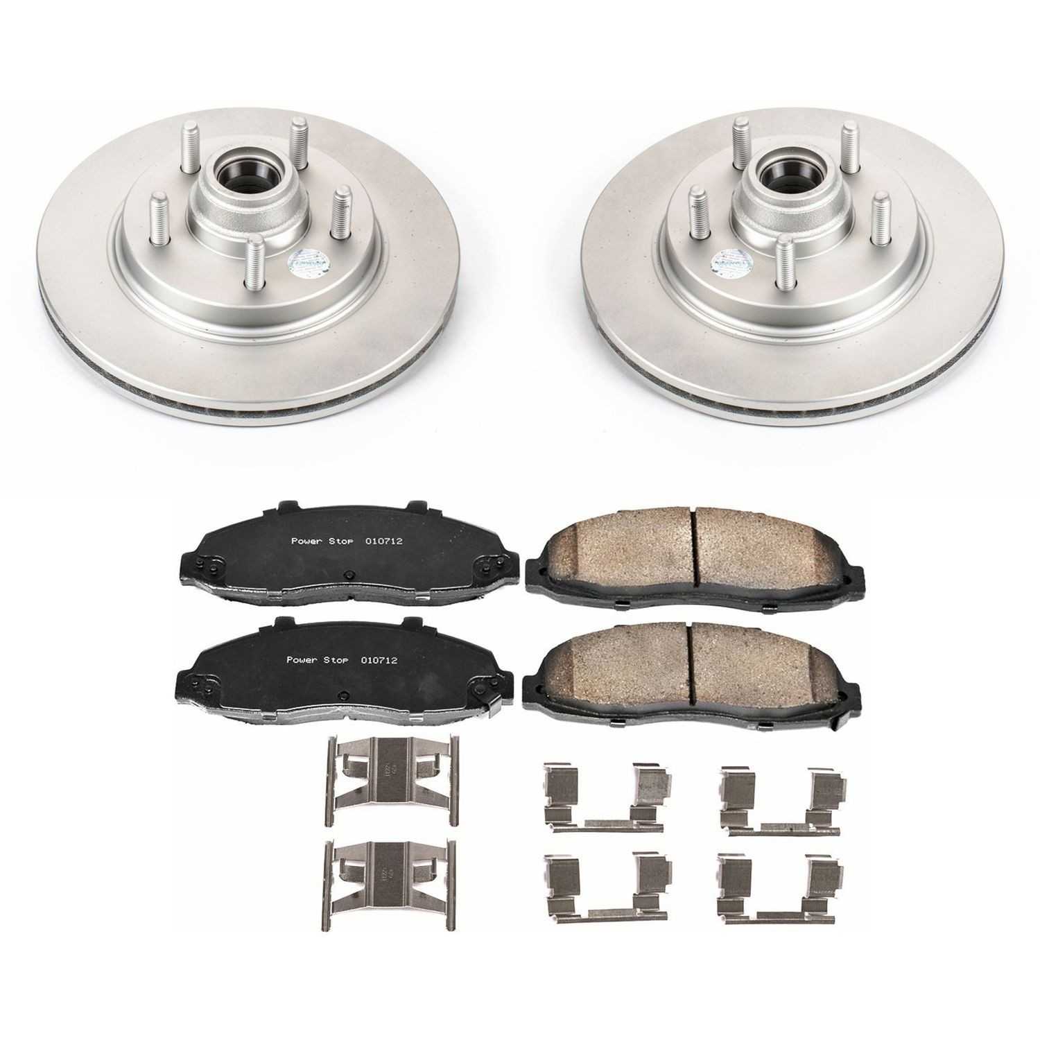 PowerStop Power Stop 00-03 Ford F-150 Front Z17 Evolution Geomet Coated Brake Kit CRK1914