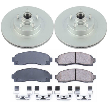 PowerStop Power Stop 01-03 Ford Explorer Sport Front Z17 Evolution Geomet Coated Brake Kit CRK1920