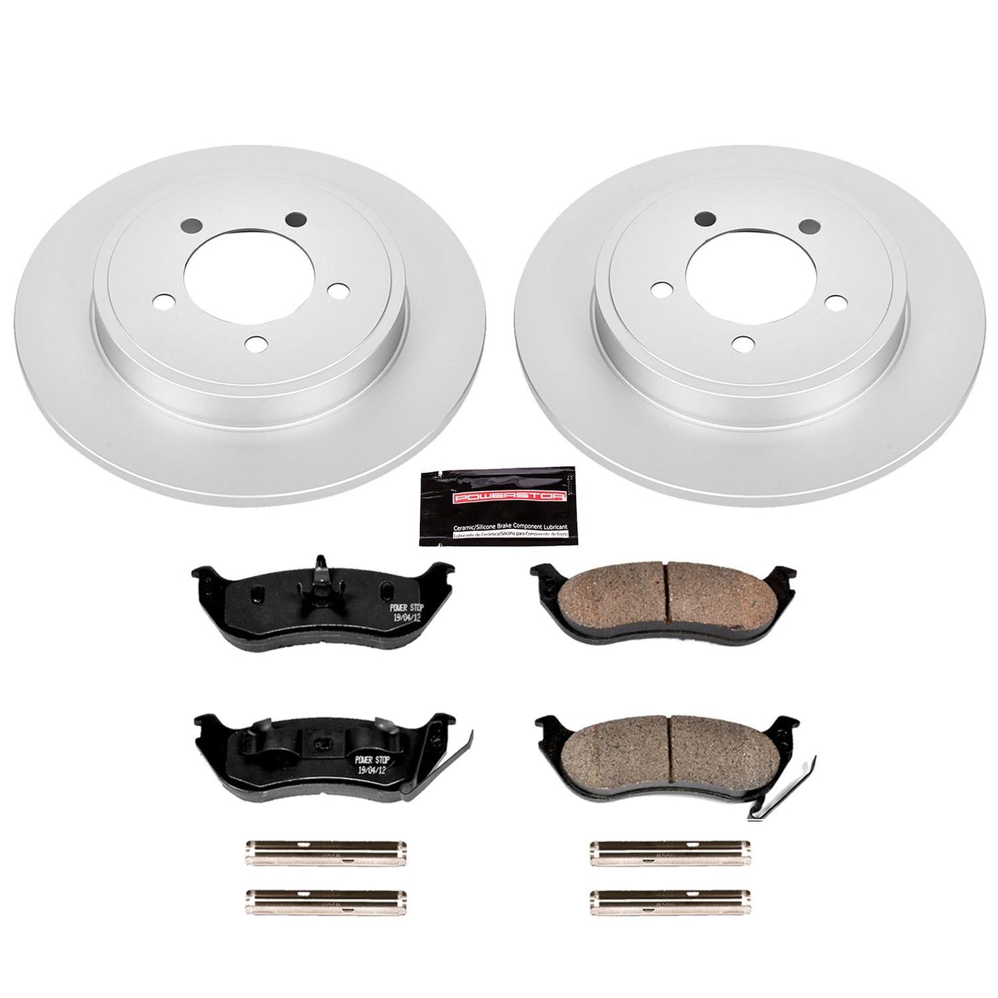 PowerStop Power Stop 06-10 Ford Explorer Rear Z17 Evolution Geomet Coated Brake Kit CRK1929