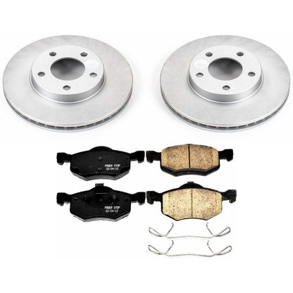 PowerStop Power Stop 01-07 Ford Escape Front Z17 Evolution Geomet Coated Brake Kit CRK1930