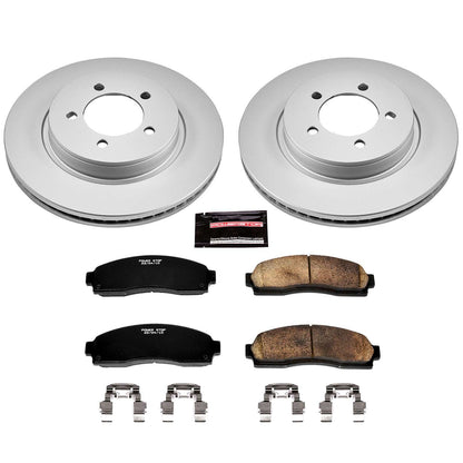 PowerStop Power Stop 02-05 Ford Explorer Front Z17 Evolution Geomet Coated Brake Kit CRK1931