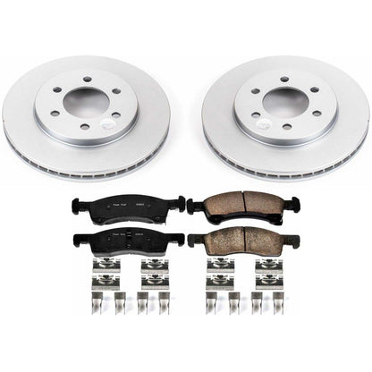 PowerStop Power Stop 02-06 Ford Expedition Front Z17 Evolution Geomet Coated Brake Kit CRK1933