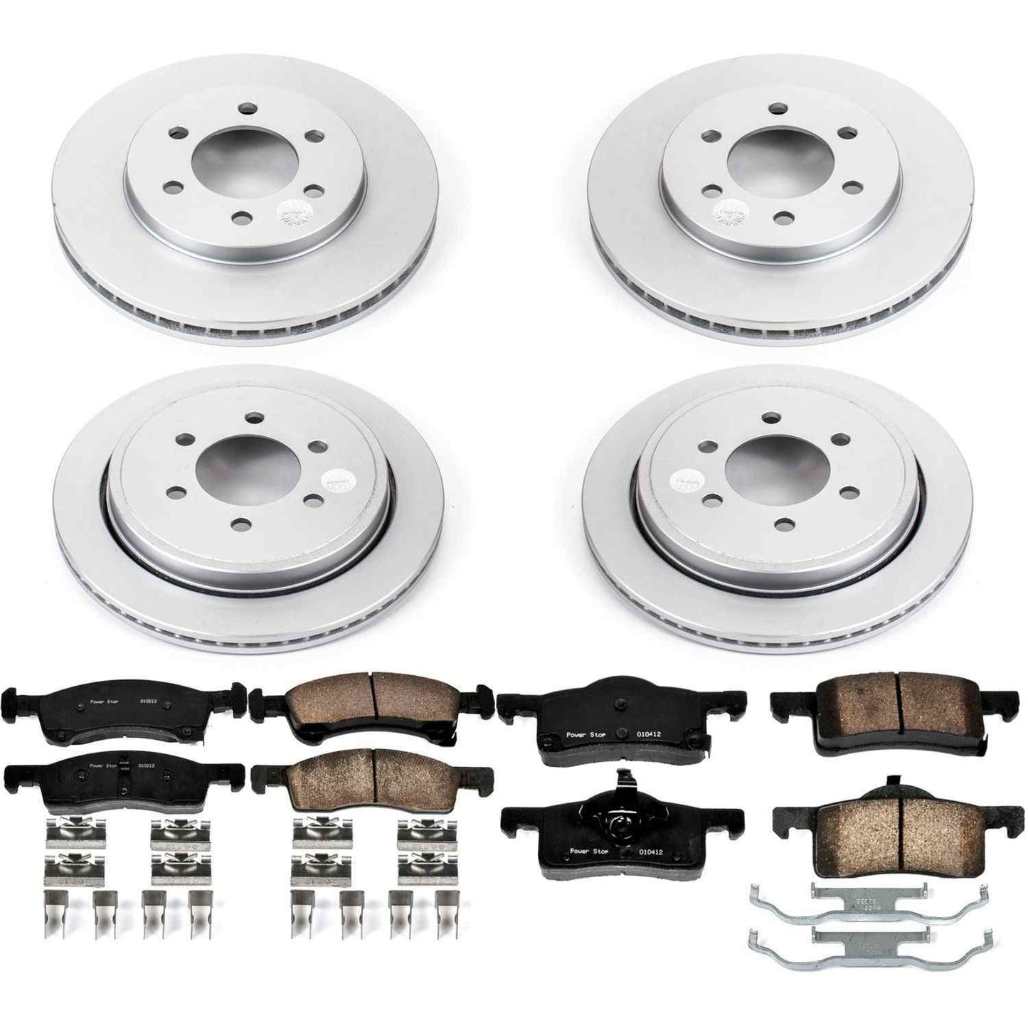 PowerStop Power Stop 02-06 Ford Expedition Front & Rear Z17 Evolution Geomet Coated Brake Kit CRK1934