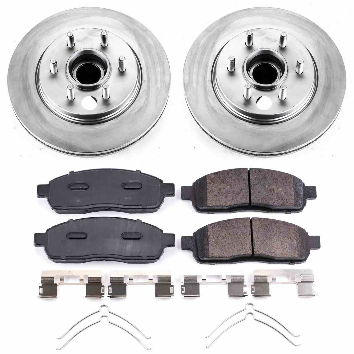PowerStop Power Stop 04-08 Ford F-150 Front Z17 Evolution Geomet Coated Brake Kit CRK1939