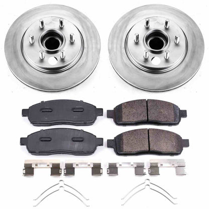 PowerStop Power Stop 04-08 Ford F-150 Front Z17 Evolution Geomet Coated Brake Kit CRK1939