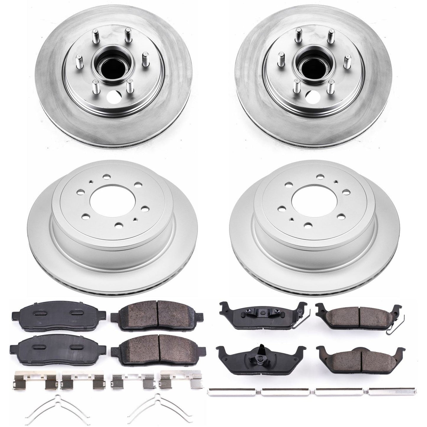 PowerStop Power Stop 04-08 Ford F-150 Front & Rear Z17 Evolution Geomet Coated Brake Kit CRK1940