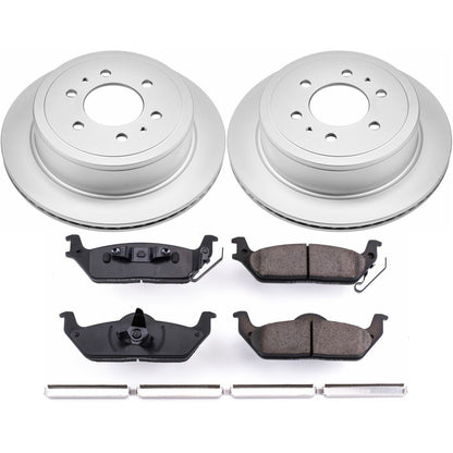 PowerStop Power Stop 04-11 Ford F-150 Rear Z17 Evolution Geomet Coated Brake Kit CRK1950