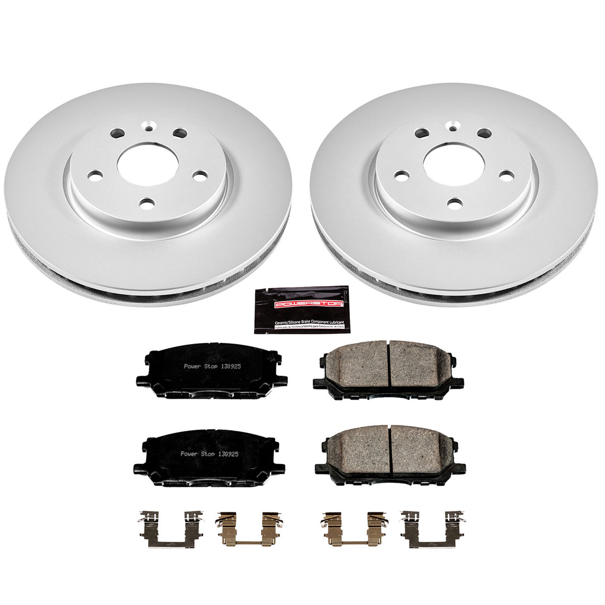 PowerStop Power Stop 04-06 Lexus RX330 Front Z17 Evolution Geomet Coated Brake Kit CRK196