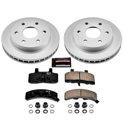 PowerStop Power Stop 99-00 Cadillac Escalade Front Z17 Evolution Geomet Coated Brake Kit CRK1970