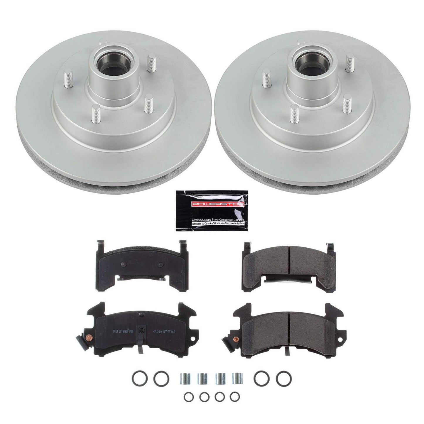PowerStop Power Stop 95-97 Chevrolet Blazer Front Z17 Evolution Geomet Coated Brake Kit CRK1985