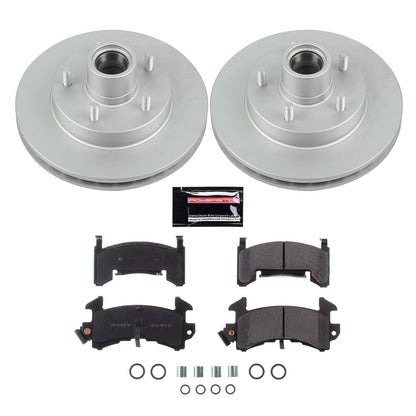PowerStop Power Stop 95-97 Chevrolet Blazer Front Z17 Evolution Geomet Coated Brake Kit CRK1985