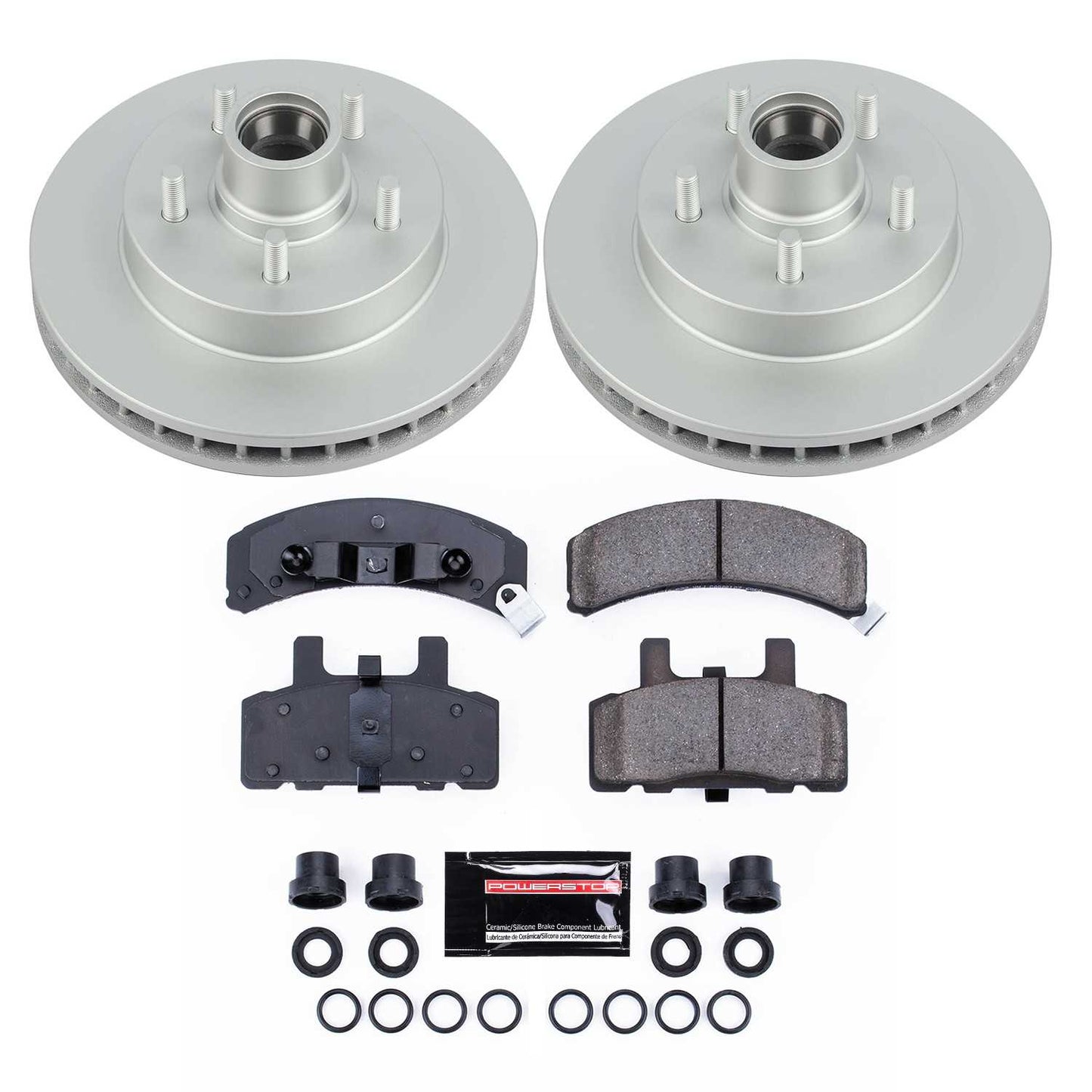 PowerStop Power Stop 95-99 Chevrolet C1500 Front Z17 Evolution Geomet Coated Brake Kit CRK1990