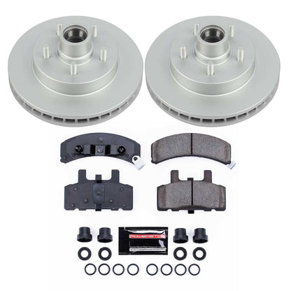 PowerStop Power Stop 95-99 Chevrolet C1500 Front Z17 Evolution Geomet Coated Brake Kit CRK1990