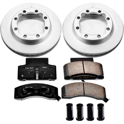 PowerStop Power Stop 90-00 Chevrolet K3500 Front Z17 Evolution Geomet Coated Brake Kit CRK1992
