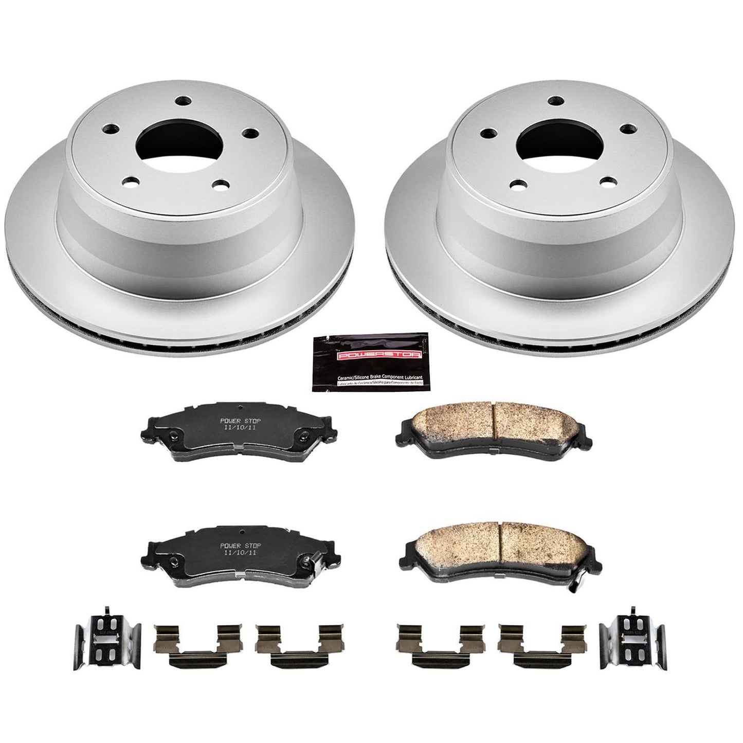 PowerStop Power Stop 97-05 Chevrolet Blazer Rear Z17 Evolution Geomet Coated Brake Kit CRK2003