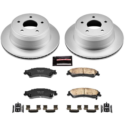 PowerStop Power Stop 97-05 Chevrolet Blazer Rear Z17 Evolution Geomet Coated Brake Kit CRK2003