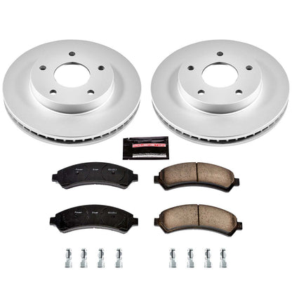 PowerStop Power Stop 97-05 Chevrolet Blazer Front Z17 Evolution Geomet Coated Brake Kit CRK2004