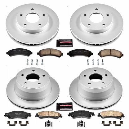 PowerStop Power Stop 97-05 Chevrolet Blazer Front & Rear Z17 Evolution Geomet Coated Brake Kit CRK2005