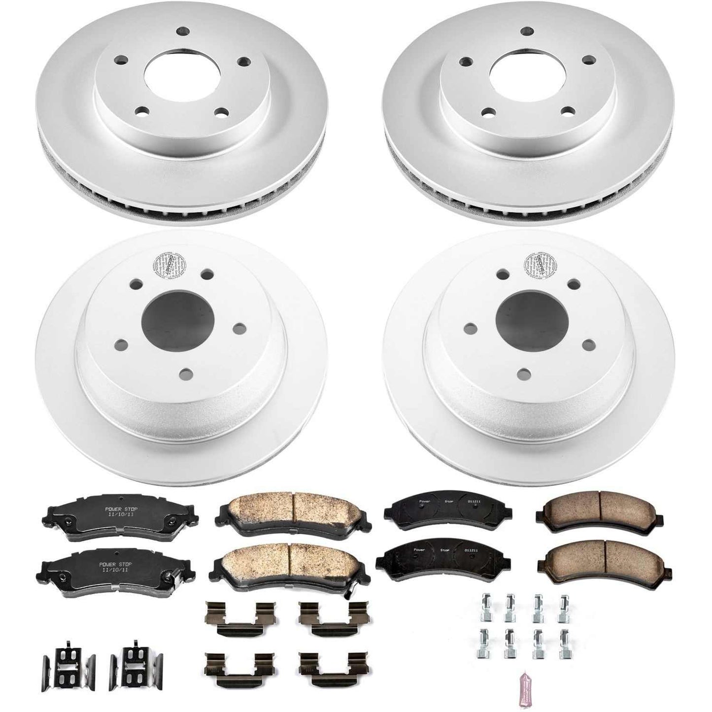 PowerStop Power Stop 98-05 Chevrolet Blazer Front & Rear Z17 Evolution Geomet Coated Brake Kit CRK2006