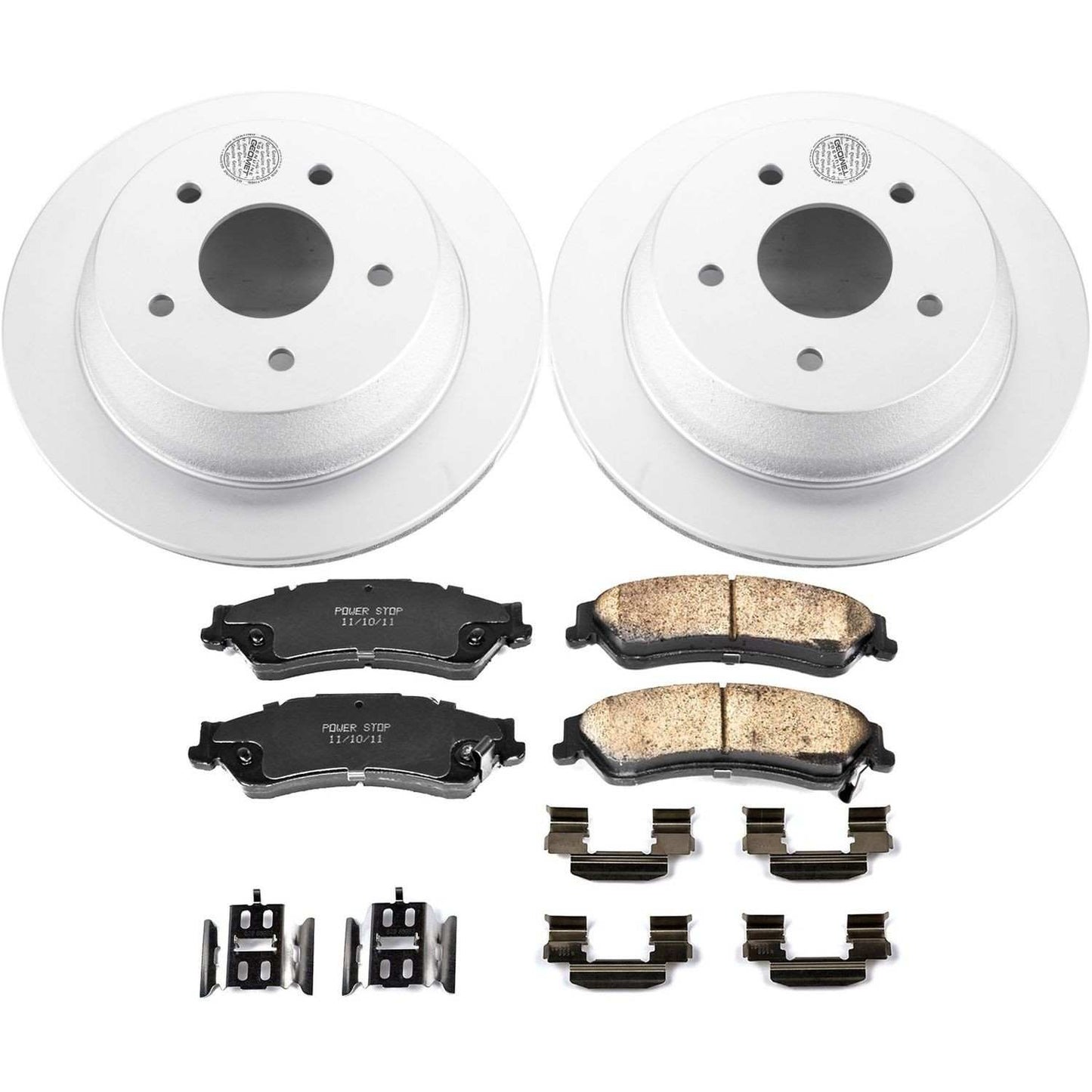 PowerStop Power Stop 98-05 Chevrolet Blazer Rear Z17 Evolution Geomet Coated Brake Kit CRK2008